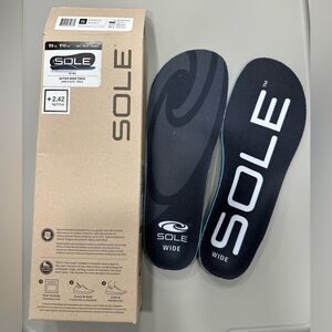 SOLE Active Wide Thick Orthotic Insoles – Men’s 8 – BRAND NEW w/ Box